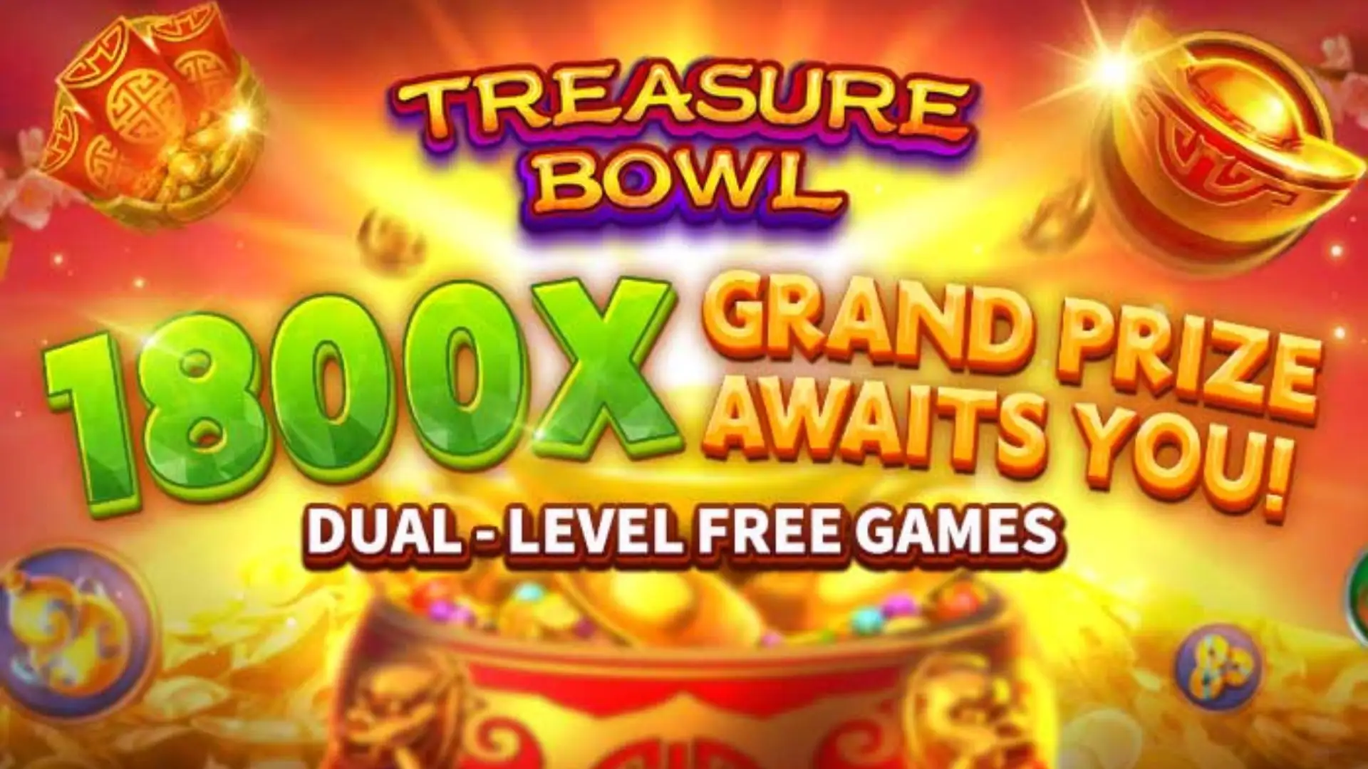 Multiplicadores Treasure Bowl 922bet - 7777x Máximo com Tigela Dourada